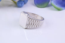 Load image into Gallery viewer, Sterling Silver Signet Ring, Free Engraving