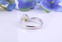 Load image into Gallery viewer, Half carat Peridot set 18ct White Gold Ring