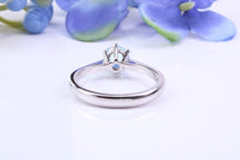 Load image into Gallery viewer, Natural Aquamarine set 18ct White Gold Solitaire