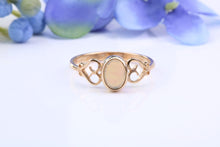 Load image into Gallery viewer, Natural Oval cut Opal set Yellow Gold Ring