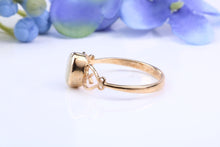 Load image into Gallery viewer, Natural Oval cut Opal set Yellow Gold Ring