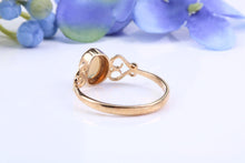 Load image into Gallery viewer, Natural Oval cut Opal set Yellow Gold Ring