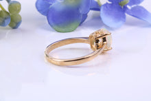 Load image into Gallery viewer, Oval cut Natural Opal set Yellow Gold Ring
