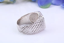 Load image into Gallery viewer, Chunky Diamonds set Signet Ring, Made From Solid Cast Silver, British Hallmarked