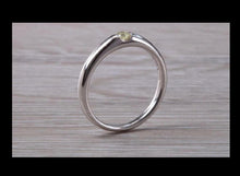 Load image into Gallery viewer, Chunky Yellow Gold Tension set Diamond Band