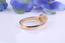 Load image into Gallery viewer, Oval cut Natural Opal set in Chunky Crossover Yellow Gold Ring
