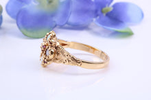 Load image into Gallery viewer, Antique Styled Natural Opals and Rubies set Yellow Gold Ring