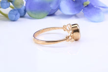 Load image into Gallery viewer, Natural Oval cut Opal set Yellow Gold Ring