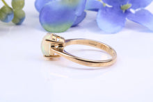 Load image into Gallery viewer, Oval cut Natural Opal set Yellow Gold Ring