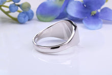 Load image into Gallery viewer, Natural Rubies set Heavy and Chunky Signet Ring, Solid Cast Silver