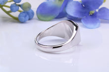 Load image into Gallery viewer, Natural Rubies set Heavy and Chunky Signet Ring, Solid Cast Silver