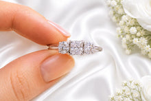 Load image into Gallery viewer, Stunning Two carats Trilogy Diamond set Ring, Top Graded Diamonds