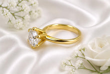 Load image into Gallery viewer, One and Half carat D VVS1 Certified Round cut Lab Diamond set Platinum Solitaire