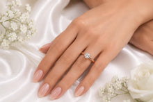 Load image into Gallery viewer, D Internally Flawless Two carat Certified Round cut Lab Diamond set Platinum Solitaire