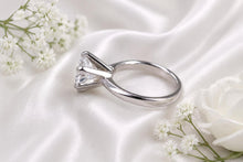Load image into Gallery viewer, D Internally Flawless Two carat Certified Round cut Lab Diamond set Platinum Solitaire