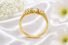 Load image into Gallery viewer, One carat Diamond Trilogy set Ring, Made from your choice of Precious Metals