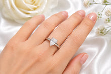Load image into Gallery viewer, One carat Teardrop cut Diamond set Solitaire, Made from solid cast Silver