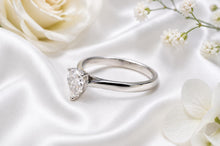 Load image into Gallery viewer, One carat Teardrop cut Diamond set Solitaire, Made from solid cast Silver