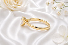 Load image into Gallery viewer, One carat Teardrop cut Diamond set Solitaire, Made from your choice of Precious Metals