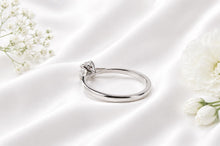 Load image into Gallery viewer, Beautiful Half carat D VVS1 graded round cut Lab Diamond set Solitaire