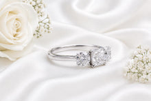 Load image into Gallery viewer, Stunning Two carats Trilogy Diamond set Ring, Top Graded Diamonds