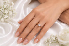 Load image into Gallery viewer, One and Half carat D VVS1 Certified Round cut Lab Diamond set Platinum Solitaire