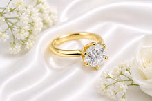 Load image into Gallery viewer, One and Half carat D VVS1 Certified Round cut Lab Diamond set Platinum Solitaire
