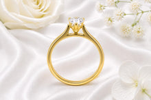 Load image into Gallery viewer, One carat Teardrop cut Diamond set Solitaire, Made from your choice of Precious Metals