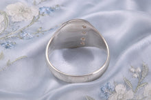 Load image into Gallery viewer, Four Natural Diamonds set Signet Ring