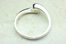 Load image into Gallery viewer, Silver Ring set with Natural Citrine Gemstone.Perfect 16th,18th,21st birthday or Anniversary Gift.Promise Ring,Dress Ring,Statement Ring.