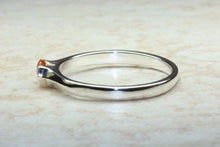 Load image into Gallery viewer, Natural Citrine Gemstone Ring.Sterling Silver.Perfect 16th,18th,21st birthday or Anniversary Gift.Promise Ring,Dress Ring,Statement Ring.