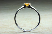 Load image into Gallery viewer, Natural Citrine Gemstone Ring.Sterling Silver.Perfect 16th,18th,21st birthday or Anniversary Gift.Promise Ring,Dress Ring,Statement Ring.