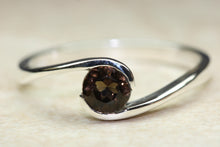 Load image into Gallery viewer, Natural Smokey Quartz Gemstone Ring.Sterling Silver.Perfect 16th,18th,21st birthday or Anniversary Gift.Promise Ring,Dress,Statement Ring.