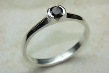 Load image into Gallery viewer, Natural Smokey Quartz Gemstone Ring.Sterling Silver.Perfect 16th,18th,21st birthday or Anniversary Gift.Promise Ring,Dress,Statement Ring.