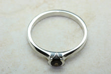 Load image into Gallery viewer, Natural Smokey Quartz Gemstone Ring.Sterling Silver.Perfect 16th,18th,21st birthday or Anniversary Gift.Promise Ring,Dress,Statement Ring.