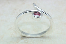 Load image into Gallery viewer, Natural Rhodolite Gemstone Ring.Sterling Silver Rhodolite Garnet.16th,18th,21st birthday or Anniversary,Promise,Dress or Statement Ring.