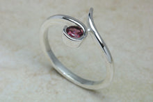 Load image into Gallery viewer, Natural Rhodolite Gemstone Ring.Sterling Silver Rhodolite Garnet.16th,18th,21st birthday or Anniversary,Promise,Dress or Statement Ring.