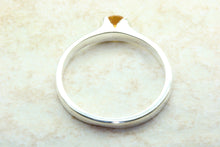 Load image into Gallery viewer, Natural Citrine Gemstone Ring.Sterling Silver.Perfect 16th,18th,21st birthday or Anniversary Gift.Promise Ring,Dress Ring,Statement Ring.
