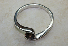 Load image into Gallery viewer, Natural Smokey Quartz Gemstone Ring.Sterling Silver.Perfect 16th,18th,21st birthday or Anniversary Gift.Promise Ring,Dress,Statement Ring.
