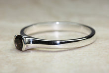 Load image into Gallery viewer, Natural Smokey Quartz Gemstone Ring.Sterling Silver.Perfect 16th,18th,21st birthday or Anniversary Gift.Promise Ring,Dress,Statement Ring.