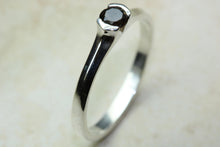 Load image into Gallery viewer, Natural Smokey Quartz Gemstone Ring.Sterling Silver.Perfect 16th,18th,21st birthday or Anniversary Gift.Promise Ring,Dress,Statement Ring.