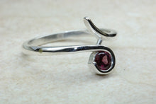 Load image into Gallery viewer, Natural Rhodolite Gemstone Ring.Sterling Silver Rhodolite Garnet.16th,18th,21st birthday or Anniversary,Promise,Dress or Statement Ring.