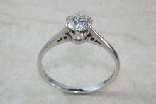 Load image into Gallery viewer, Elegant Natural Round Cut Diamond Solitaire in 18ct White Gold.Round Cut Diamond Engagement,Promise,Dress Ring. 0.50ct. Half Carat Solitaire