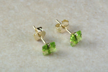 Load image into Gallery viewer, Set of Twelve 9ct Gold Birthstone Stud Ear Rings. Complete set of twelve,from Months January through December Birthstone Studs. Ideal Gift.