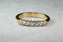 Load image into Gallery viewer, Traditional Diamond Eternity Ring. 18ct Yellow Gold Diamond Wedding Band. Diamond Set Band. Real Diamonds. Eternity,Wedding or Dress Ring.