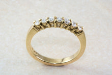 Load image into Gallery viewer, Traditional Diamond Eternity Ring. 18ct Yellow Gold Diamond Wedding Band. Diamond Set Band. Real Diamonds. Eternity,Wedding or Dress Ring.