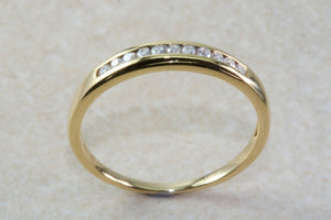 Traditional Diamond Eternity Ring. Traditional Chanel Set Band. 18ct Gold Diamond Wedding Band. Diamonds. Eternity,Wedding or Dress Ring.