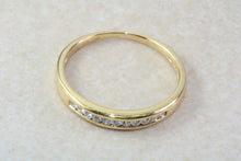 Load image into Gallery viewer, Traditional Diamond Eternity Ring. Traditional Chanel Set Band. 18ct Gold Diamond Wedding Band. Diamonds. Eternity,Wedding or Dress Ring.