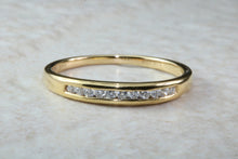 Load image into Gallery viewer, Traditional Diamond Eternity Ring. Traditional Chanel Set Band. 18ct Gold Diamond Wedding Band. Diamonds. Eternity,Wedding or Dress Ring.