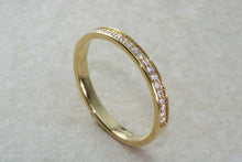 Load image into Gallery viewer, Traditional Diamond Eternity Ring. Traditional Set Band. 18ct Yellow Gold Diamond Wedding Band. Diamonds. Eternity,Wedding or Dress Ring.